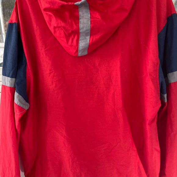 Mens hooded pullover half zip windbreaker - Picture 5 of 16